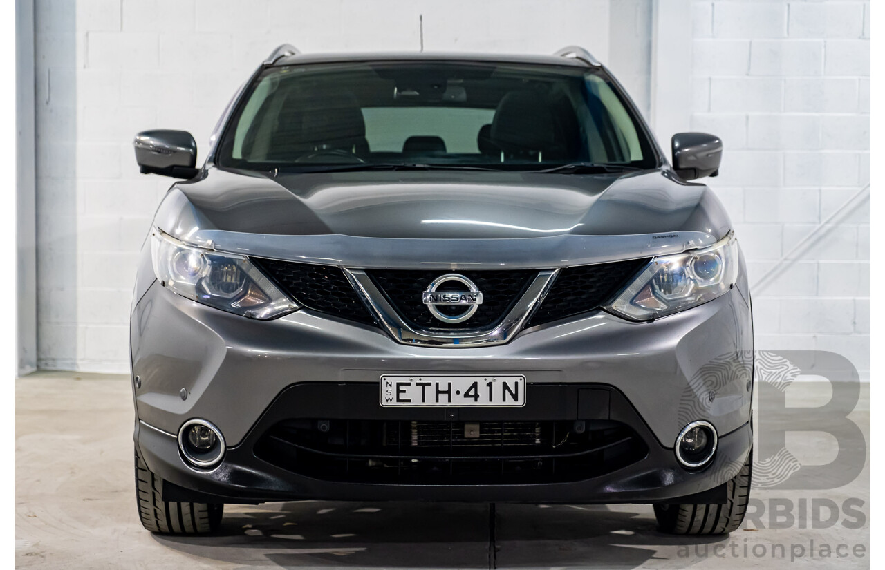 7/2015 Nissan Qashqai TI (4x2) J11 4d Wagon Metallic Grey 2.0L