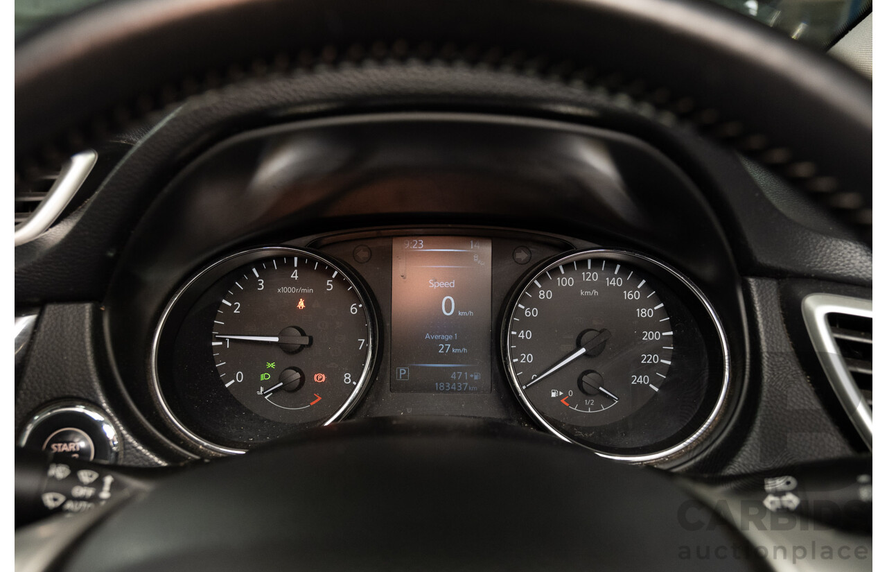 7/2015 Nissan Qashqai TI (4x2) J11 4d Wagon Metallic Grey 2.0L