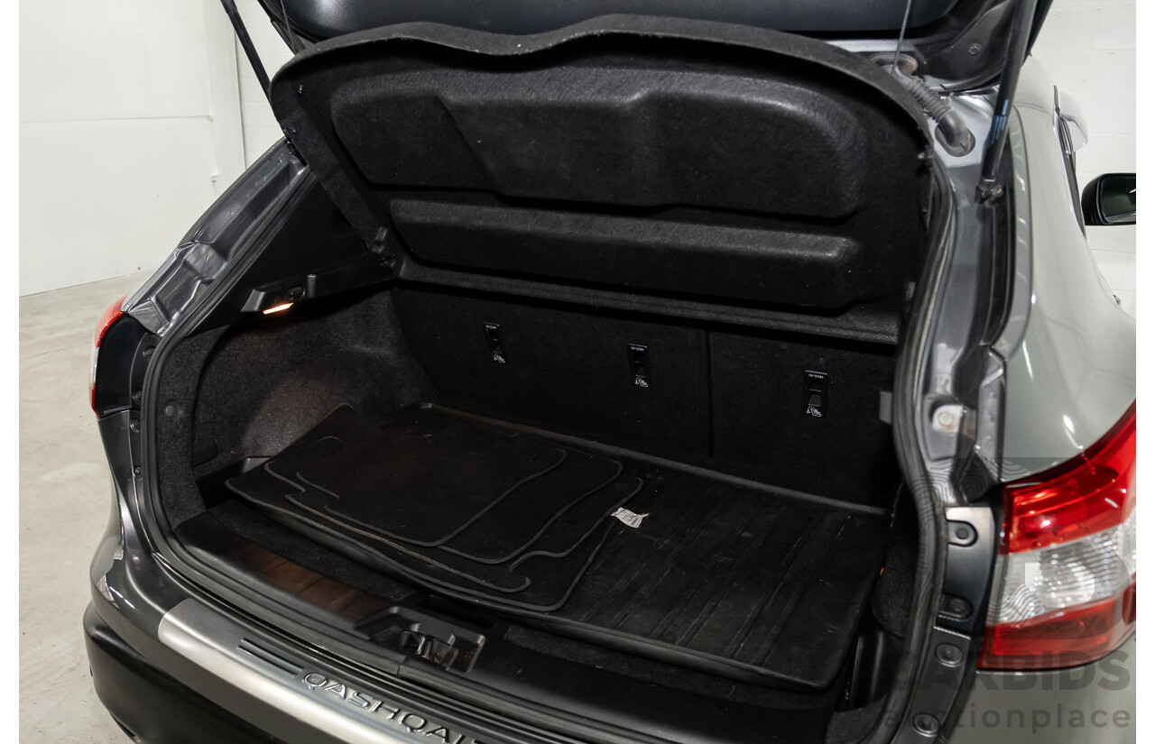 7/2015 Nissan Qashqai TI (4x2) J11 4d Wagon Metallic Grey 2.0L