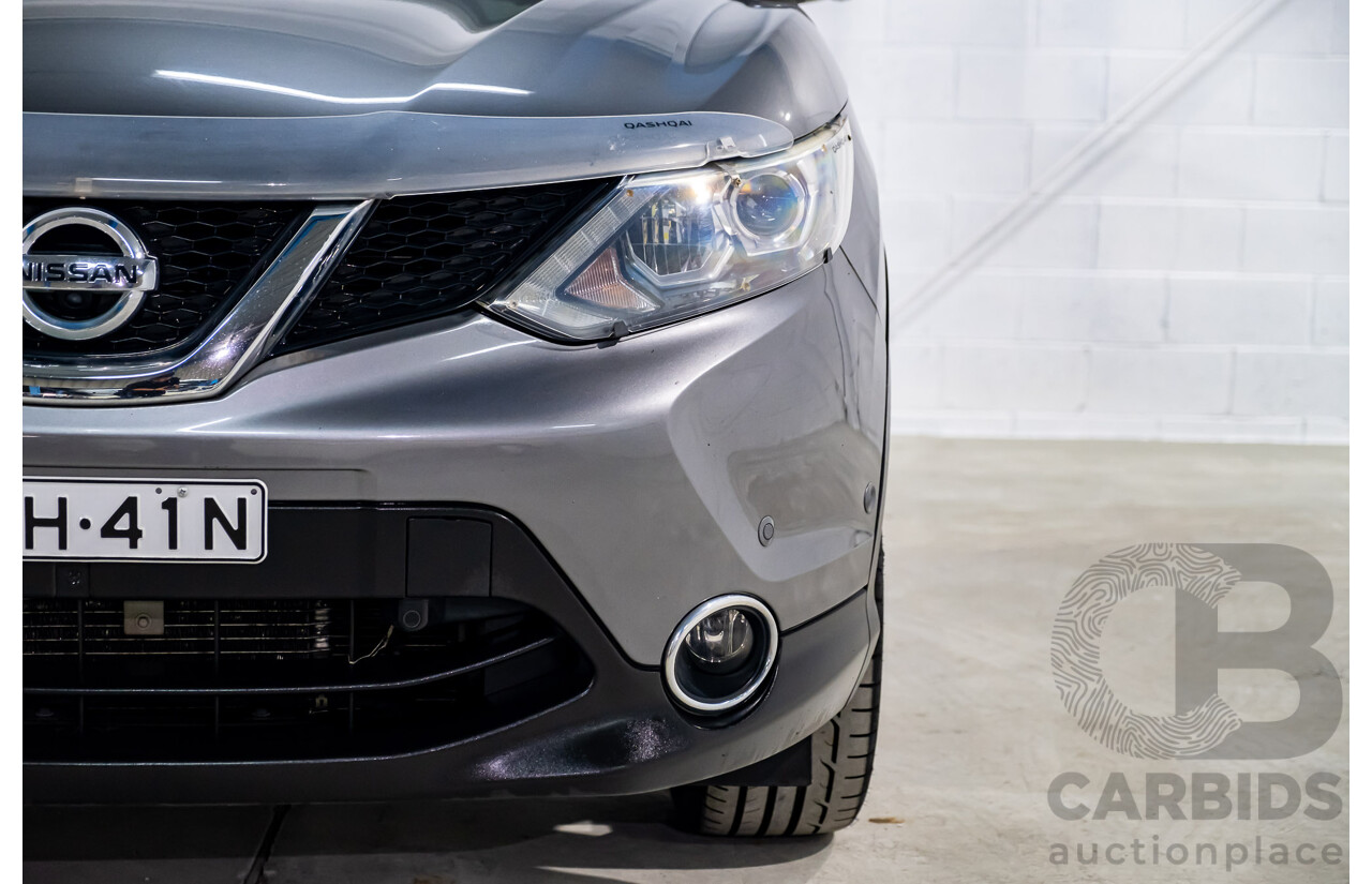 7/2015 Nissan Qashqai TI (4x2) J11 4d Wagon Metallic Grey 2.0L