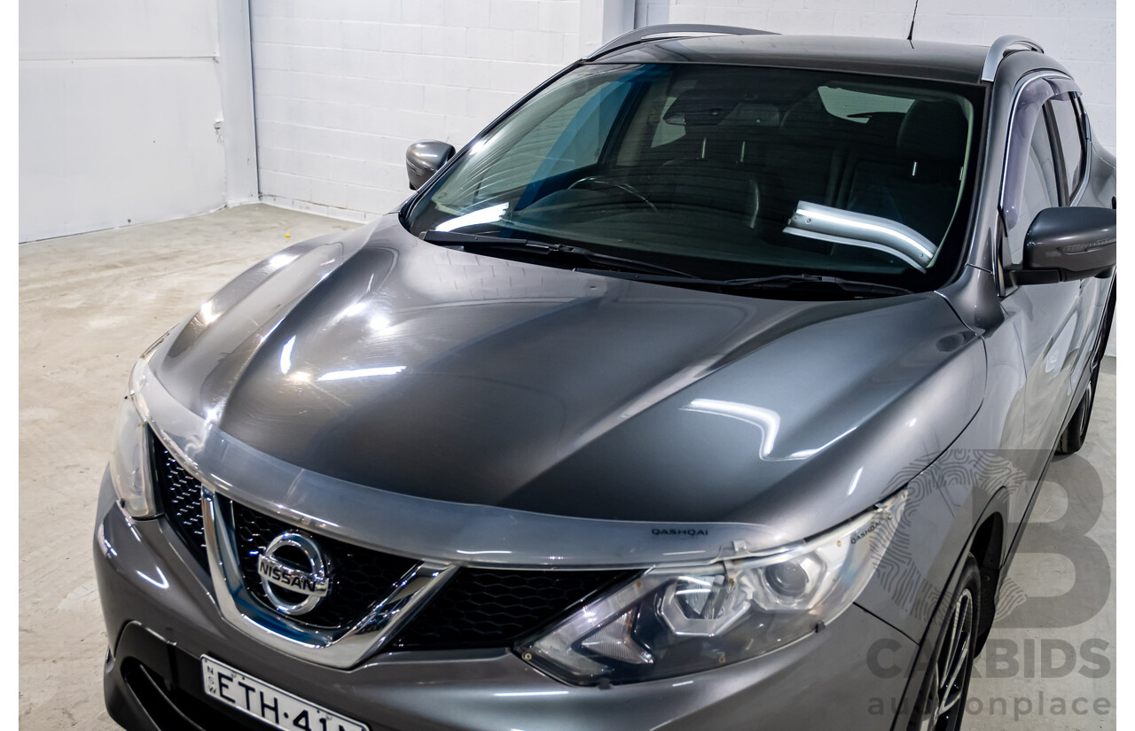 7/2015 Nissan Qashqai TI (4x2) J11 4d Wagon Metallic Grey 2.0L
