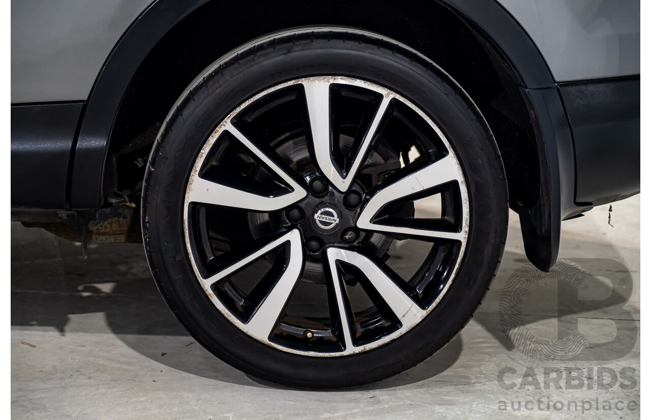 7/2015 Nissan Qashqai TI (4x2) J11 4d Wagon Metallic Grey 2.0L