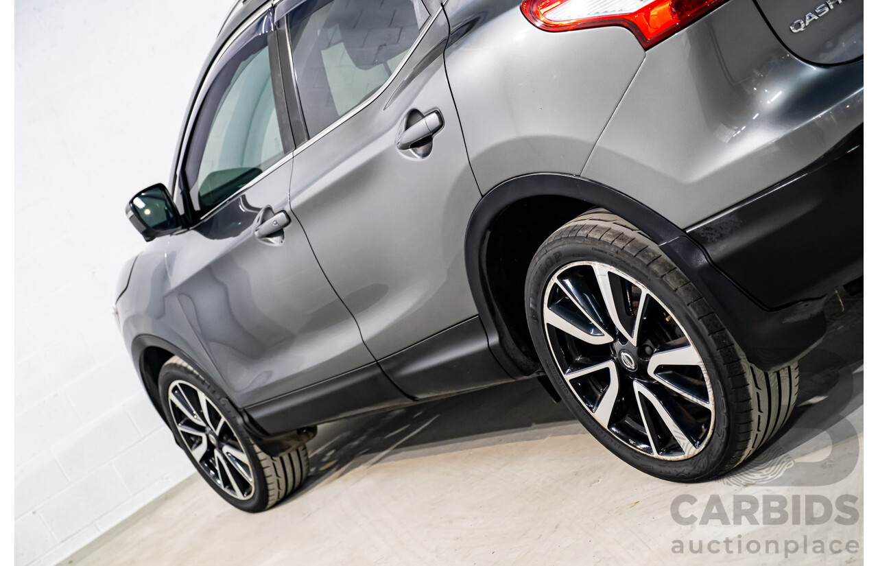 7/2015 Nissan Qashqai TI (4x2) J11 4d Wagon Metallic Grey 2.0L