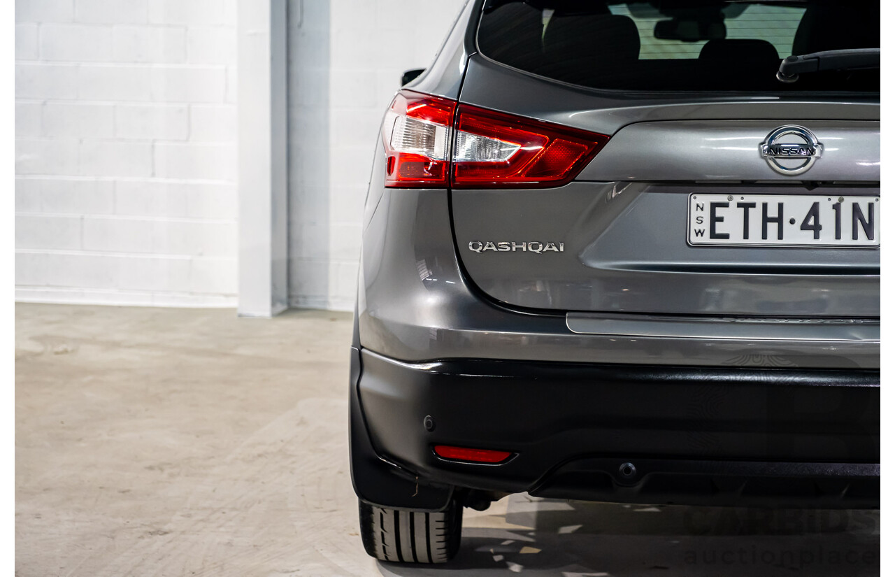 7/2015 Nissan Qashqai TI (4x2) J11 4d Wagon Metallic Grey 2.0L