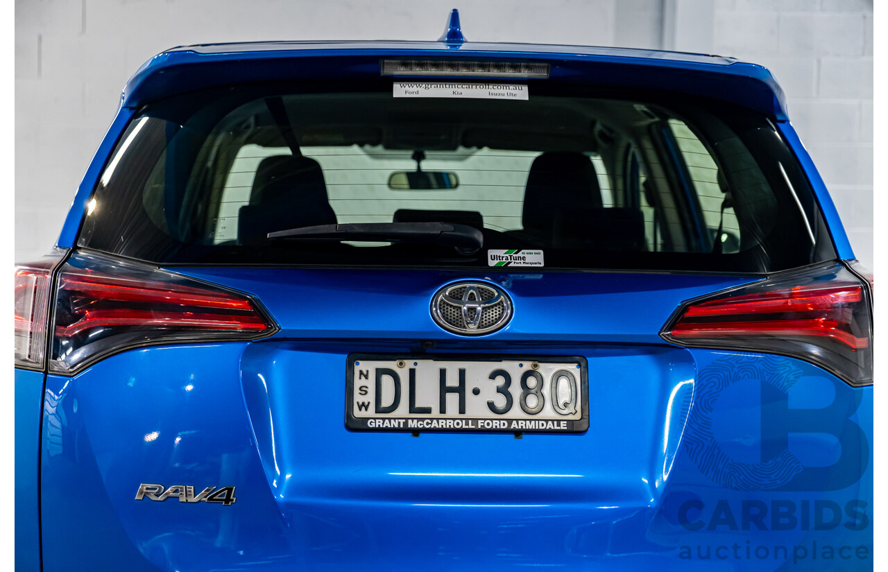 5/2017 Toyota Rav4 GX ZSA42R MY17 4d Wagon Metallic Blue 2.0L