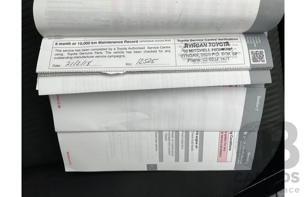 5/2017 Toyota Rav4 GX ZSA42R MY17 4d Wagon Metallic Blue 2.0L