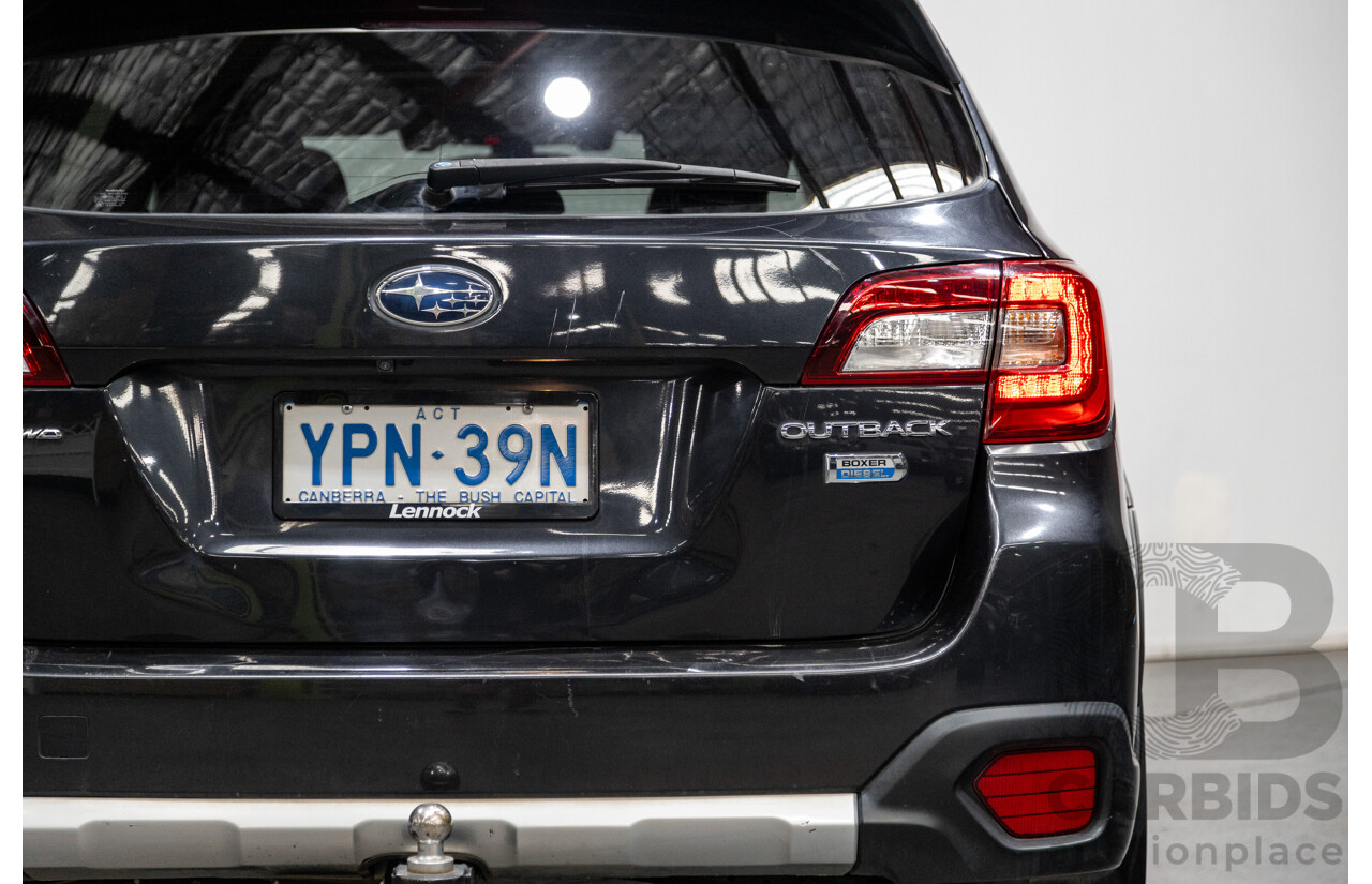 2/2016 Subaru Outback 2.0D Premium (AWD) MY16 5Gen 4d Wagon Grey Turbo Diesel 2.0L
