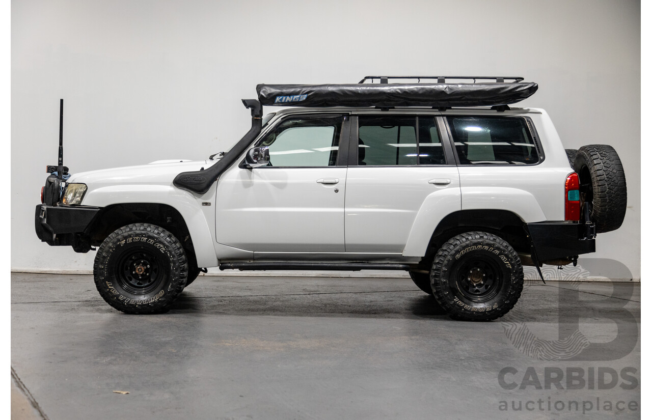 10/2004 Nissan Patrol ST (4x4) GU IV 4d Wagon White Turbo Diesel 3.0L