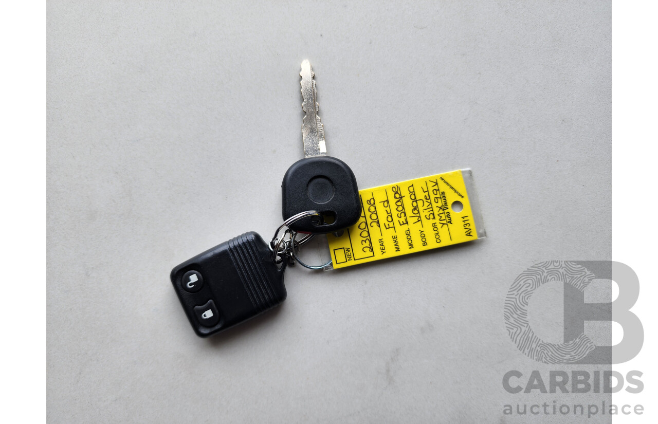 08/2008 Ford Escape  4WD ZD 4D Wagon Silver 2.3L