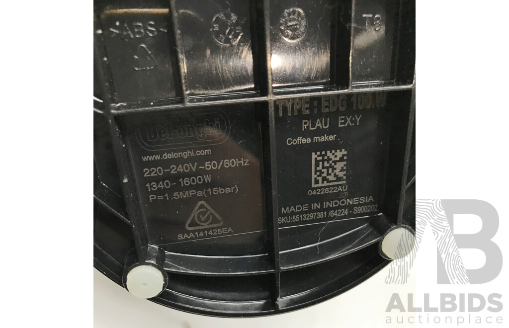 DeLonghi Nescafe Dolce Gusto Pod Capsule Coffee Machine