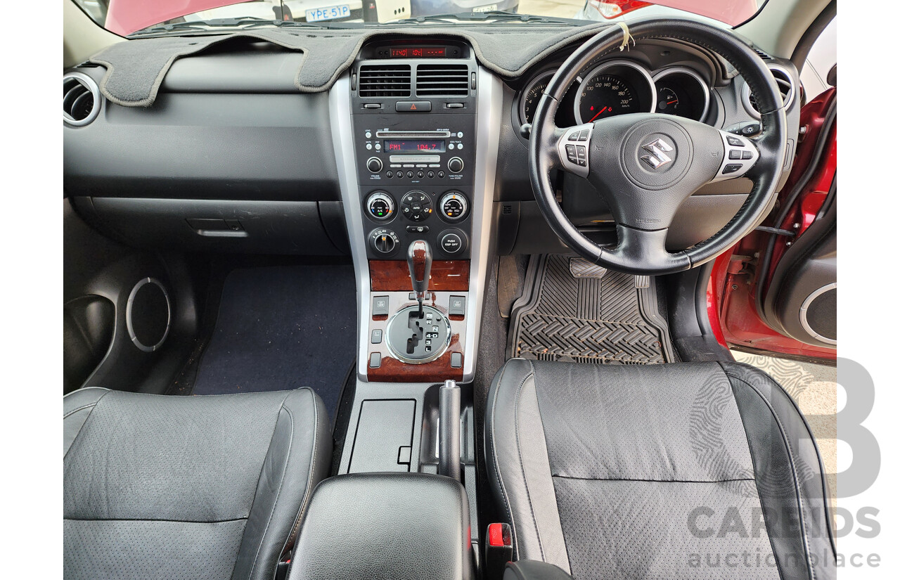 06/2008 Suzuki Grand Vitara PRESTIGE (4x4) 4x4 JB MY09 4D Wagon Red 3.2L