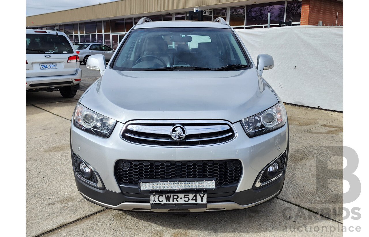 10/2014 Holden Captiva 7 LTZ (AWD) AWD CG MY14 4D Wagon Silver 2.2L