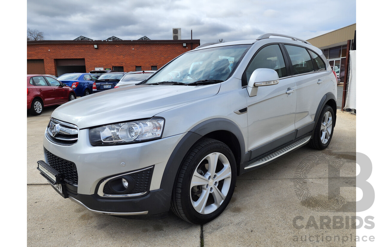 10/2014 Holden Captiva 7 LTZ (AWD) AWD CG MY14 4D Wagon Silver 2.2L