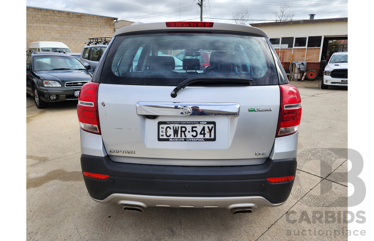 10/2014 Holden Captiva 7 LTZ (AWD) AWD CG MY14 4D Wagon Silver 2.2L
