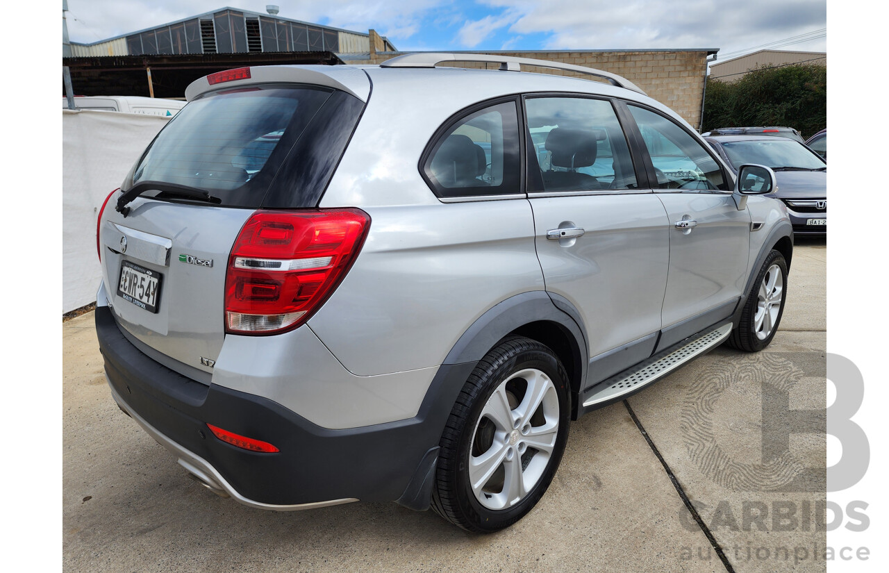 10/2014 Holden Captiva 7 LTZ (AWD) AWD CG MY14 4D Wagon Silver 2.2L