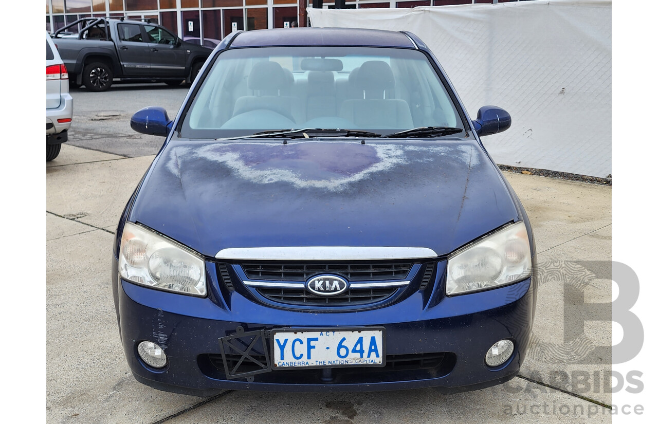 02/2006 Kia Cerato  FWD LD 4D Sedan Blue 2.0L