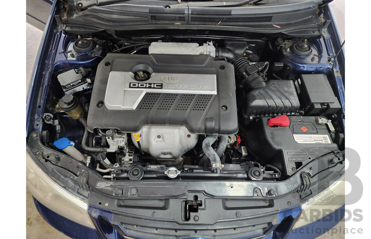 02/2006 Kia Cerato  FWD LD 4D Sedan Blue 2.0L
