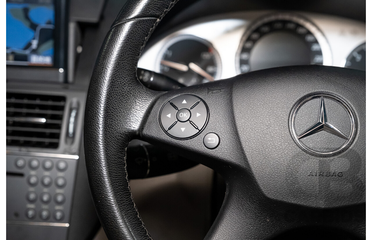 3/2008 Mercedes Benz C220 CDI Classic W204 4d Sedan Iridium Silver Metallic Turbo Diesel 2.1L