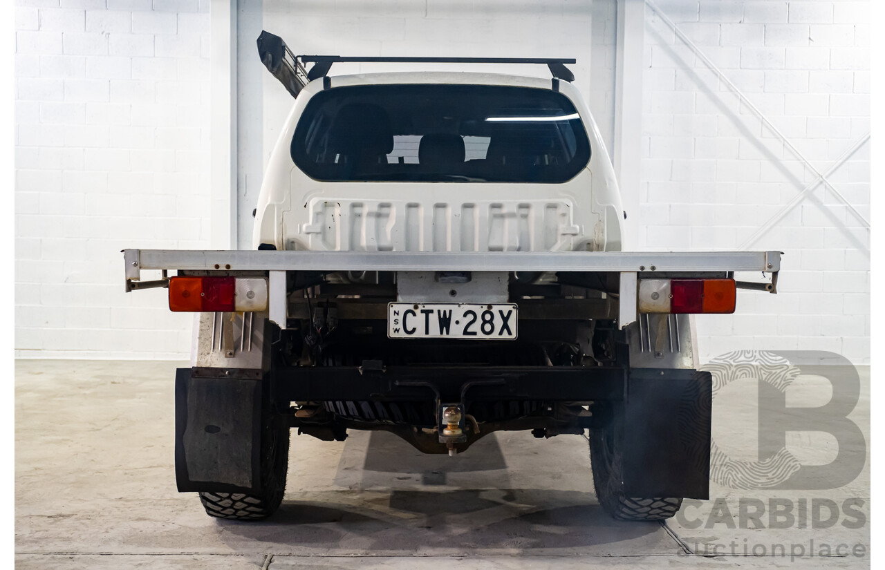 10/2014 Mitsubishi Triton Glx-R (4x4) MN MY14 Update 4d Double Cab Utility White Turbo Diesel 2.5L