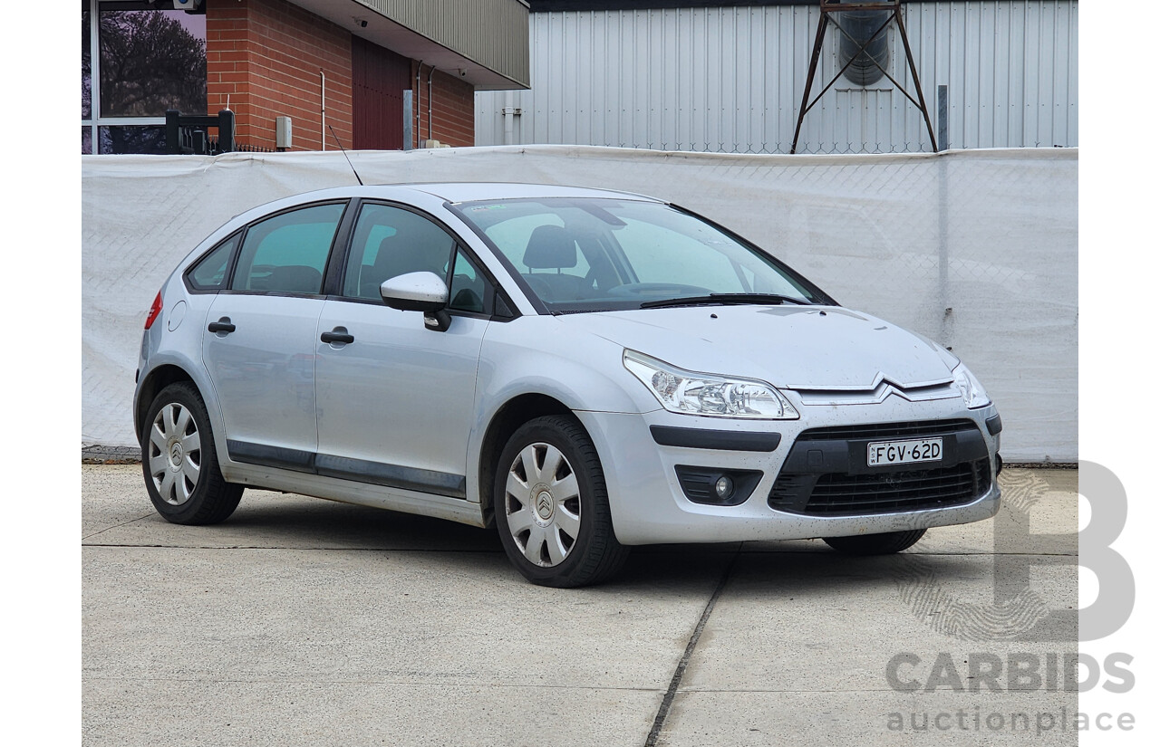 09/2010 Citroen C4 HDi FWD MY09 5D Hatchback Silver 1.6L