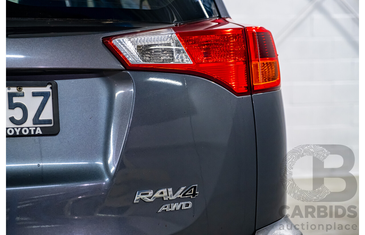 12/2014 Toyota Rav4 GX (4x4) ALA49R 4d Wagon Metallic Grey Turbo Diesel 2.2L