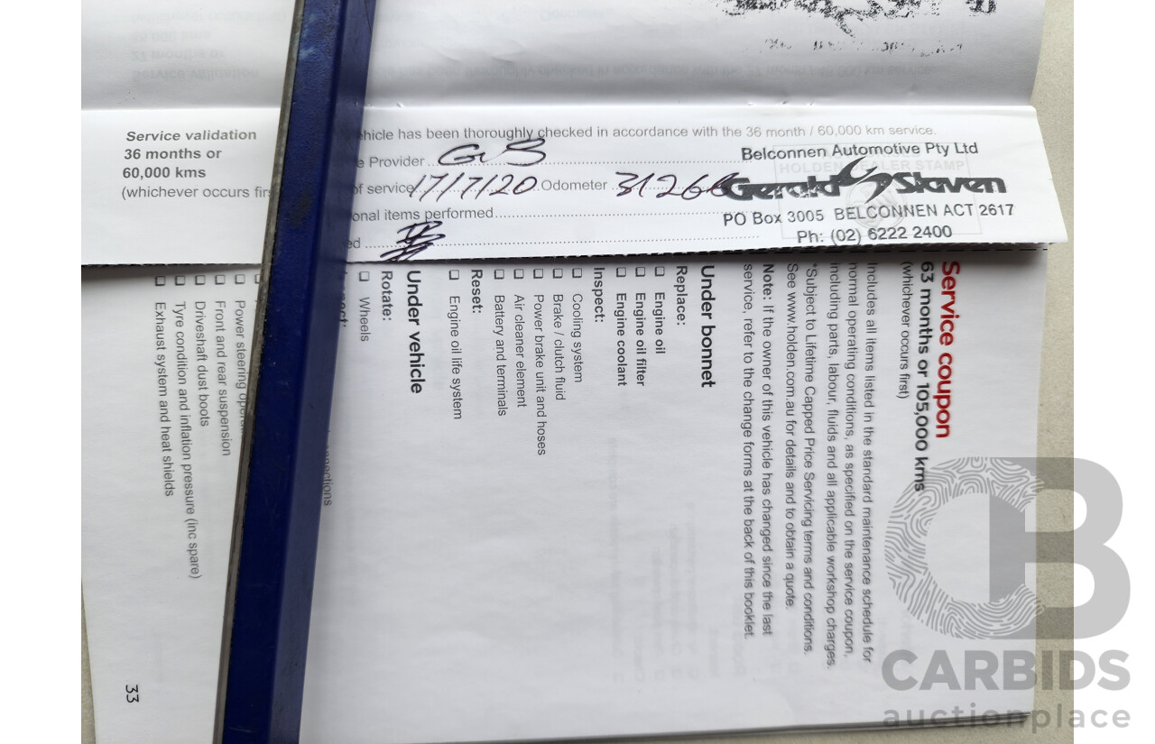 08/2017 Holden Barina LS FWD TM MY17 5D Hatchback White 1.6L