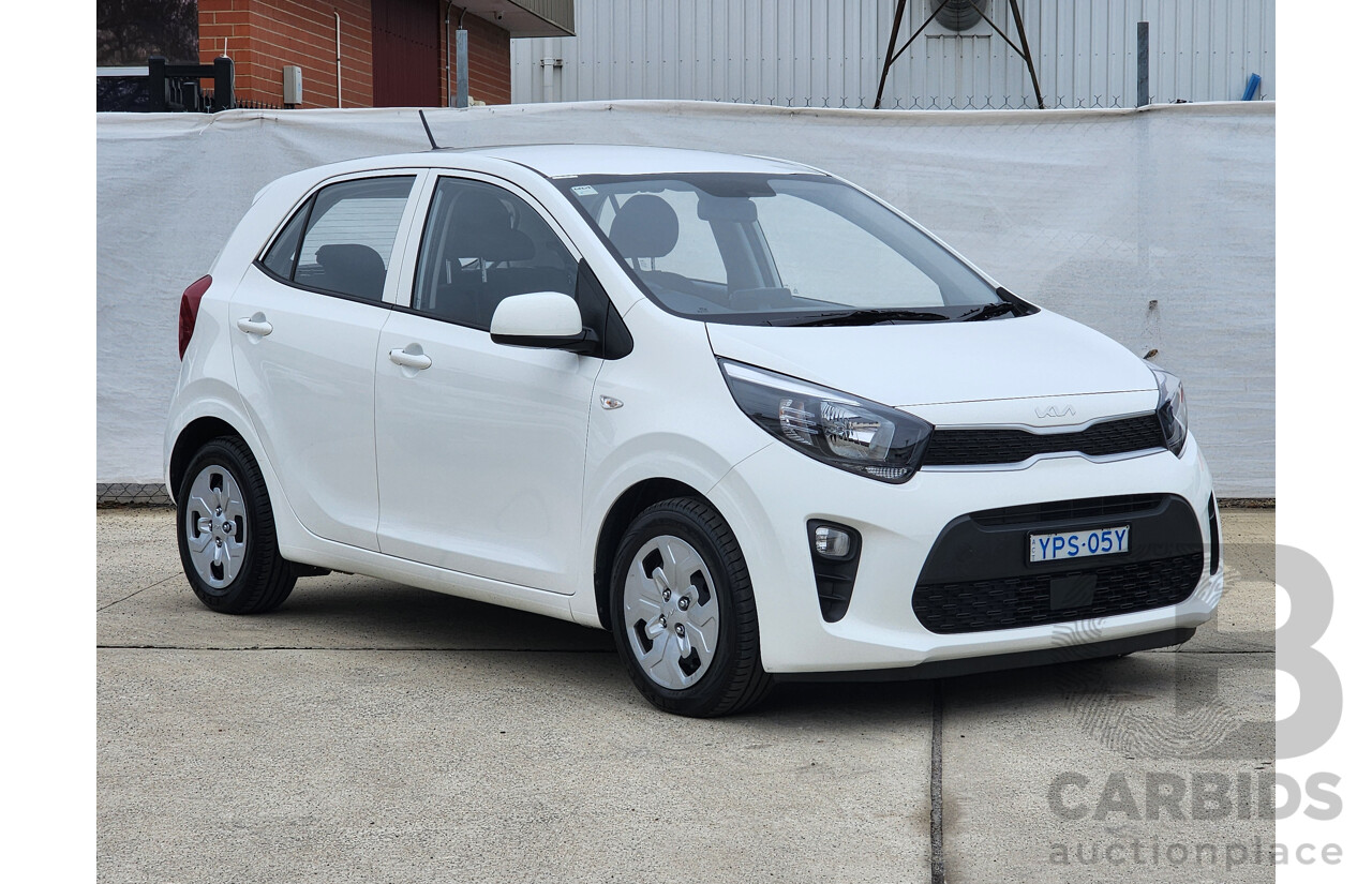 08/2021 Kia Picanto S (PE) FWD JA MY21 5D Hatchback White 1.2L