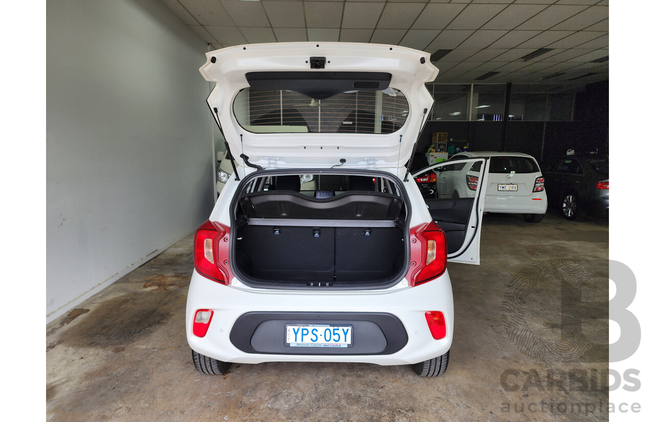 08/2021 Kia Picanto S (PE) FWD JA MY21 5D Hatchback White 1.2L
