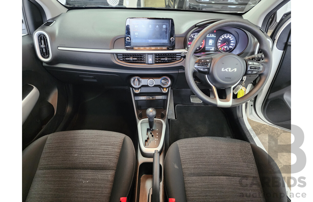 08/2021 Kia Picanto S (PE) FWD JA MY21 5D Hatchback White 1.2L
