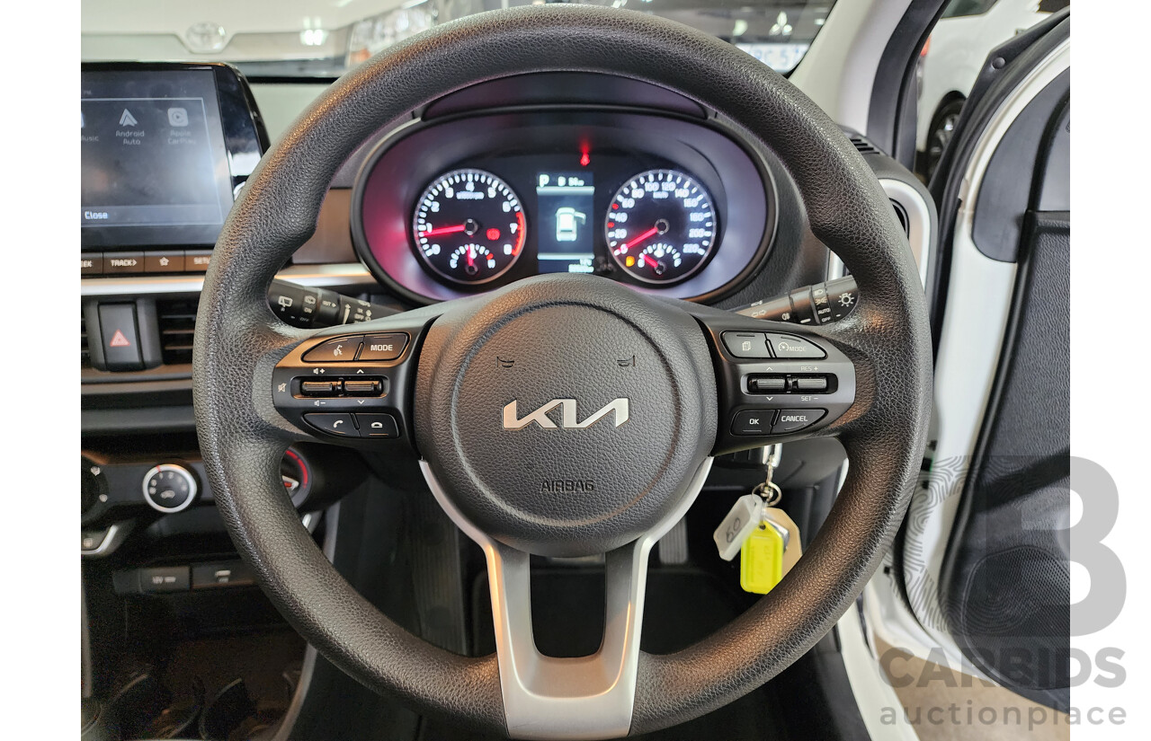 08/2021 Kia Picanto S (PE) FWD JA MY21 5D Hatchback White 1.2L