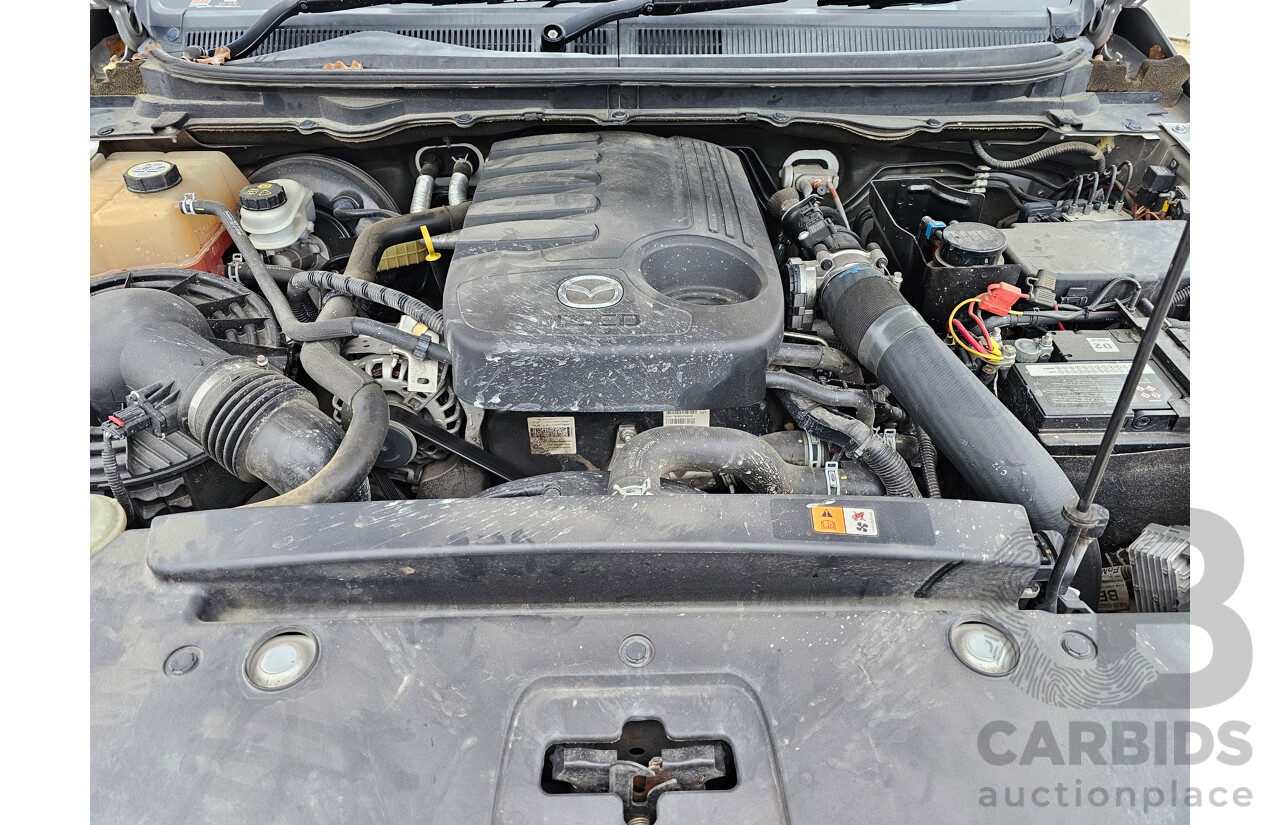 2/2014 Mazda Bt50 XTR (4x4) MY13 Dual Cab Utility Silver 3.2L