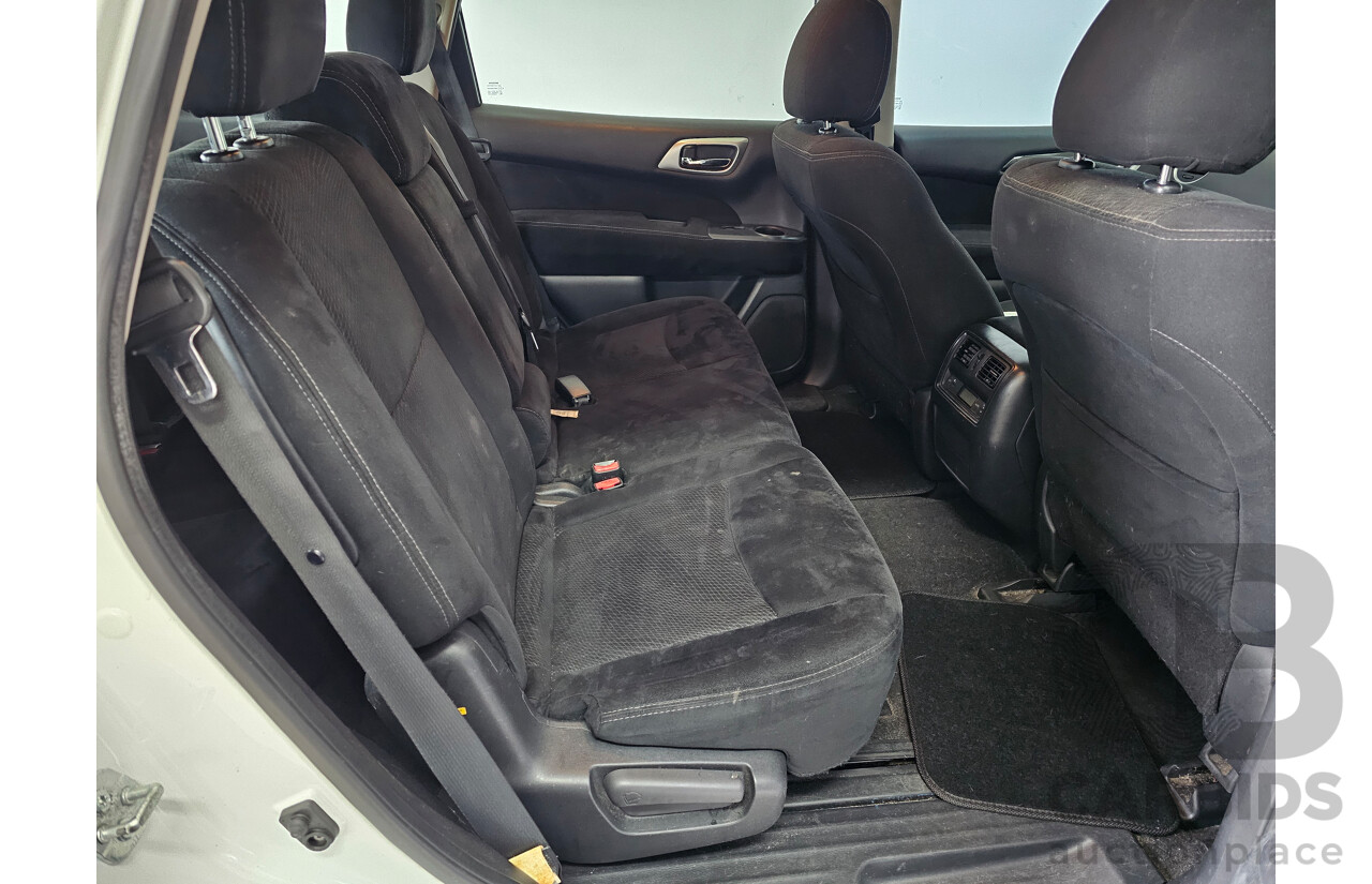 7/2014 Nissan Pathfinder ST (4x4) R52 4d Wagon White 3.5L