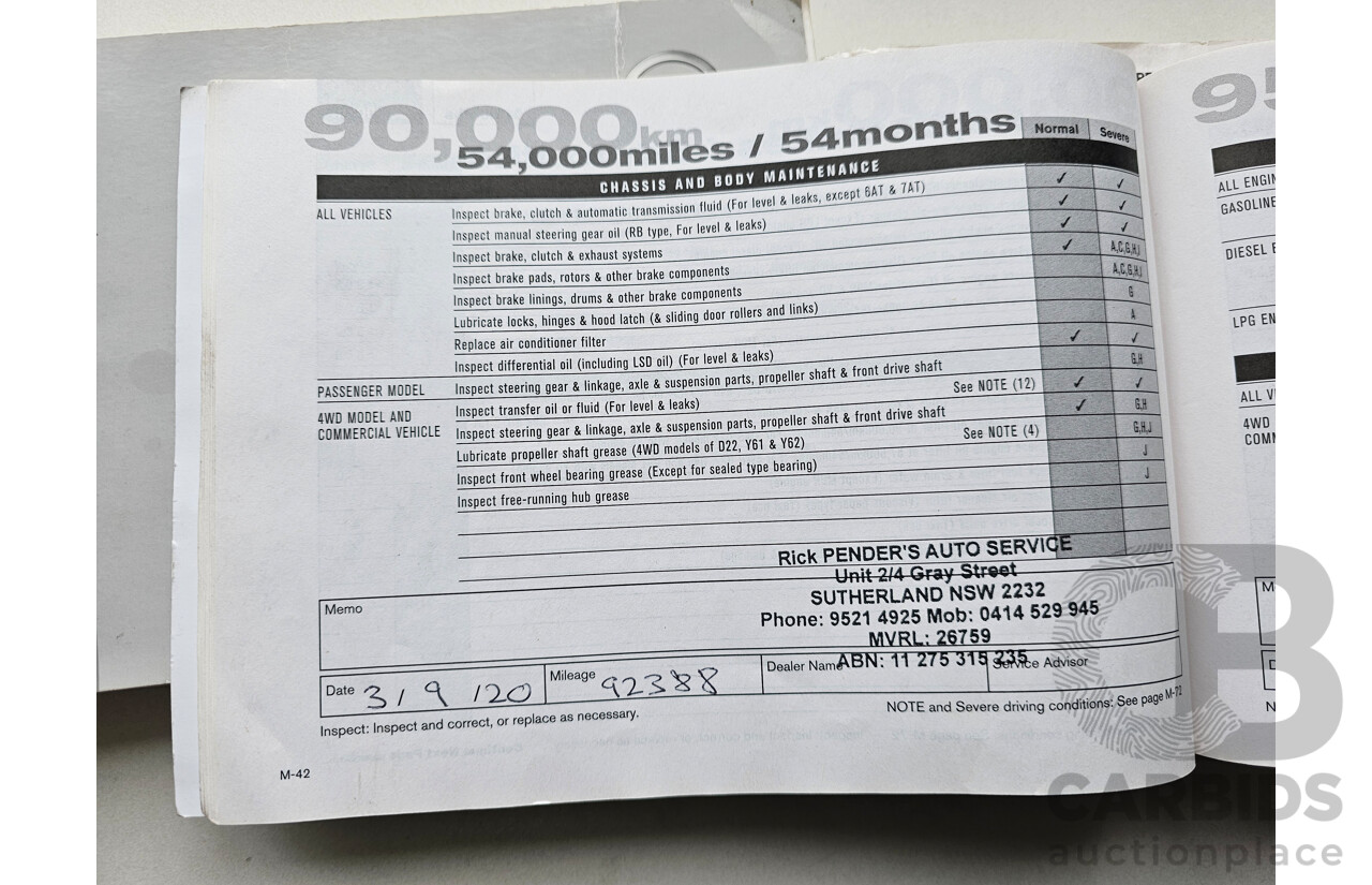 7/2014 Nissan Pathfinder ST (4x4) R52 4d Wagon White 3.5L