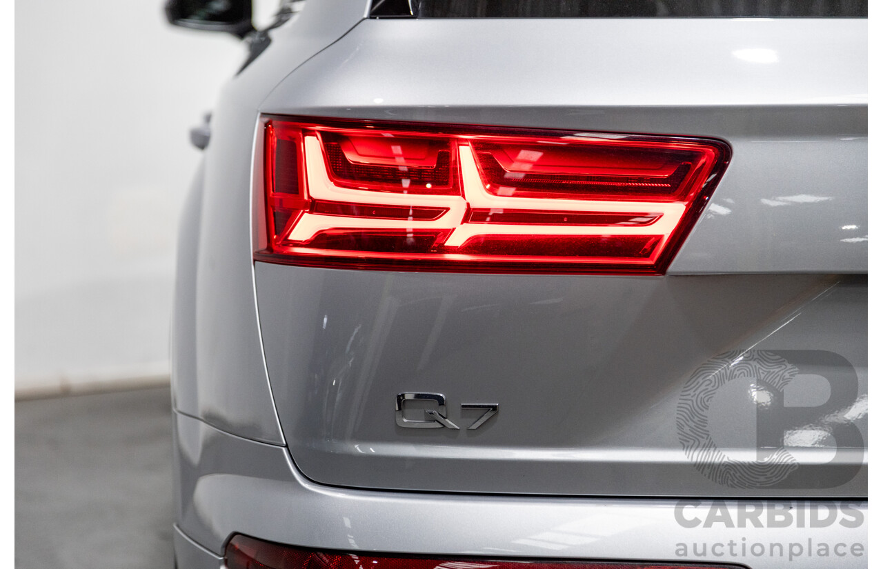 3/2017 Audi Q7 3.0 TDI Quattro (AWD) 4M 4d Wagon Florett Silver Metallic Turbo Diesel V6 3.0L - 7 Seater