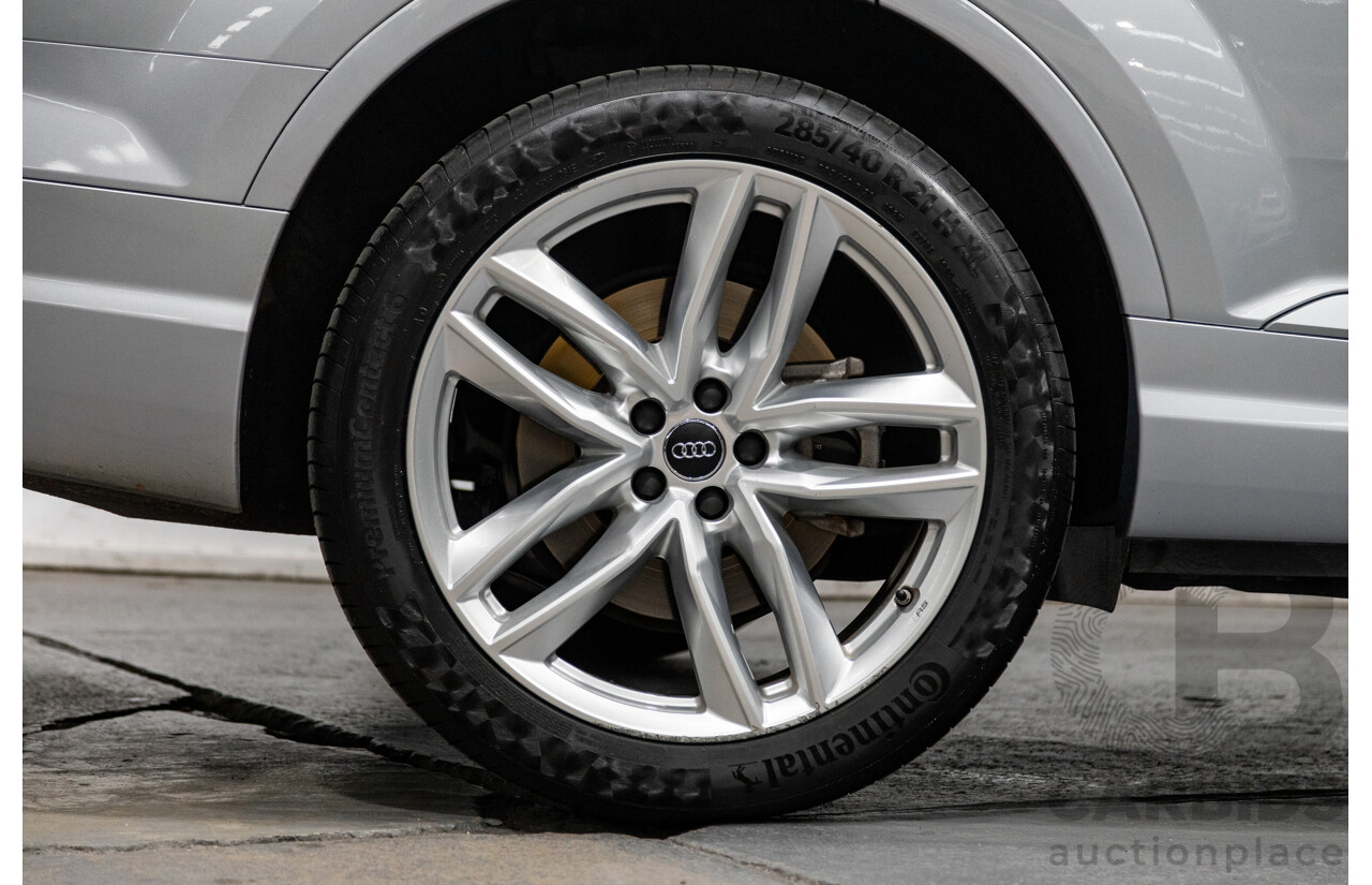 3/2017 Audi Q7 3.0 TDI Quattro (AWD) 4M 4d Wagon Florett Silver Metallic Turbo Diesel V6 3.0L - 7 Seater