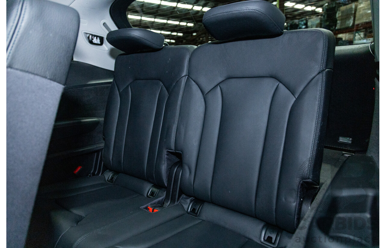 3/2017 Audi Q7 3.0 TDI Quattro (AWD) 4M 4d Wagon Florett Silver Metallic Turbo Diesel V6 3.0L - 7 Seater