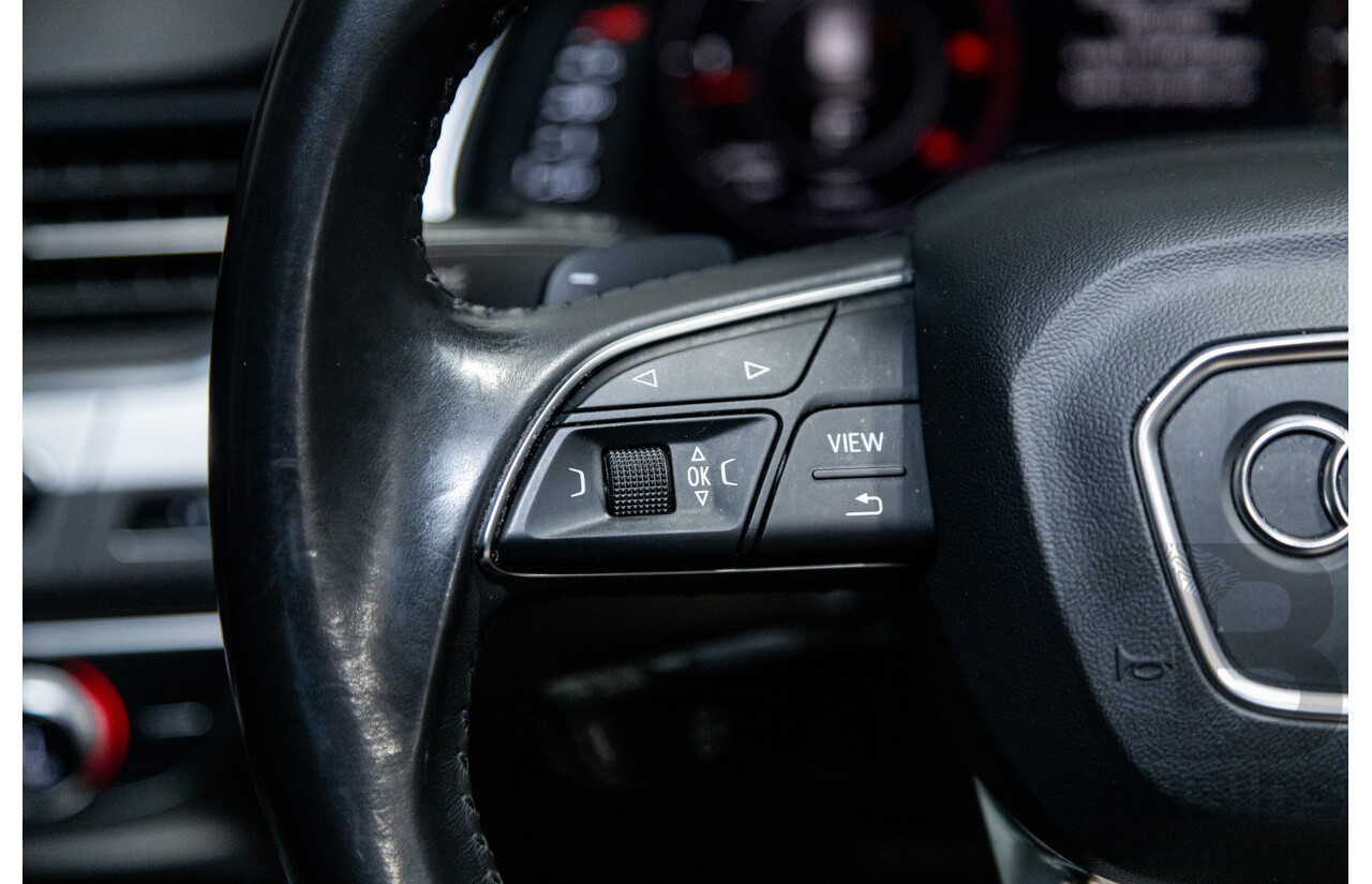 3/2017 Audi Q7 3.0 TDI Quattro (AWD) 4M 4d Wagon Florett Silver Metallic Turbo Diesel V6 3.0L - 7 Seater