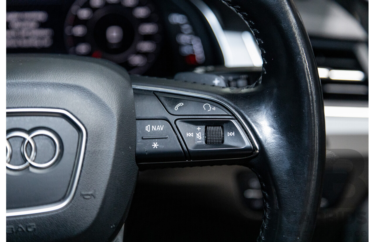 3/2017 Audi Q7 3.0 TDI Quattro (AWD) 4M 4d Wagon Florett Silver Metallic Turbo Diesel V6 3.0L - 7 Seater