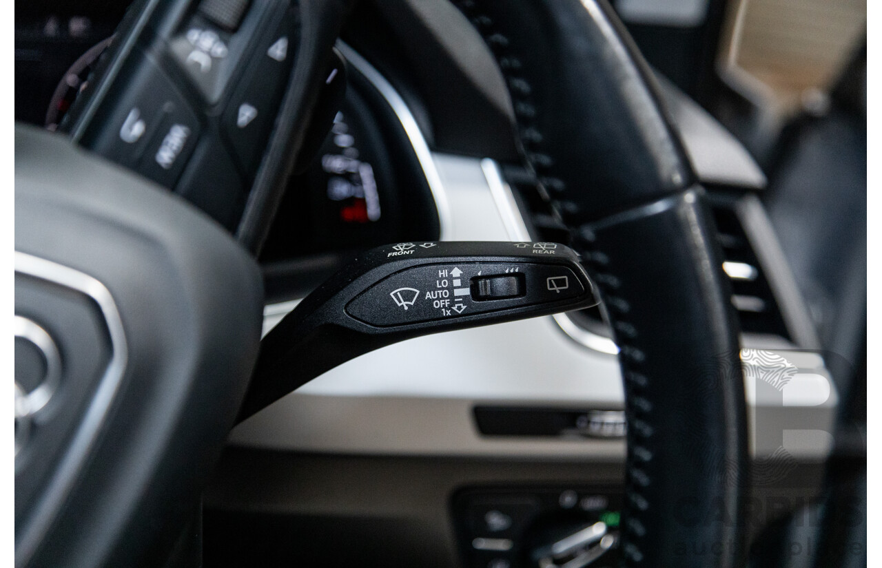 3/2017 Audi Q7 3.0 TDI Quattro (AWD) 4M 4d Wagon Florett Silver Metallic Turbo Diesel V6 3.0L - 7 Seater