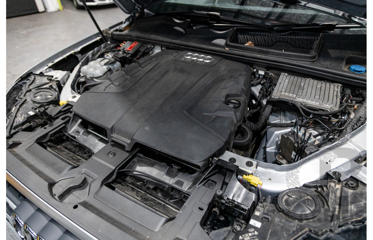 3/2017 Audi Q7 3.0 TDI Quattro (AWD) 4M 4d Wagon Florett Silver Metallic Turbo Diesel V6 3.0L - 7 Seater