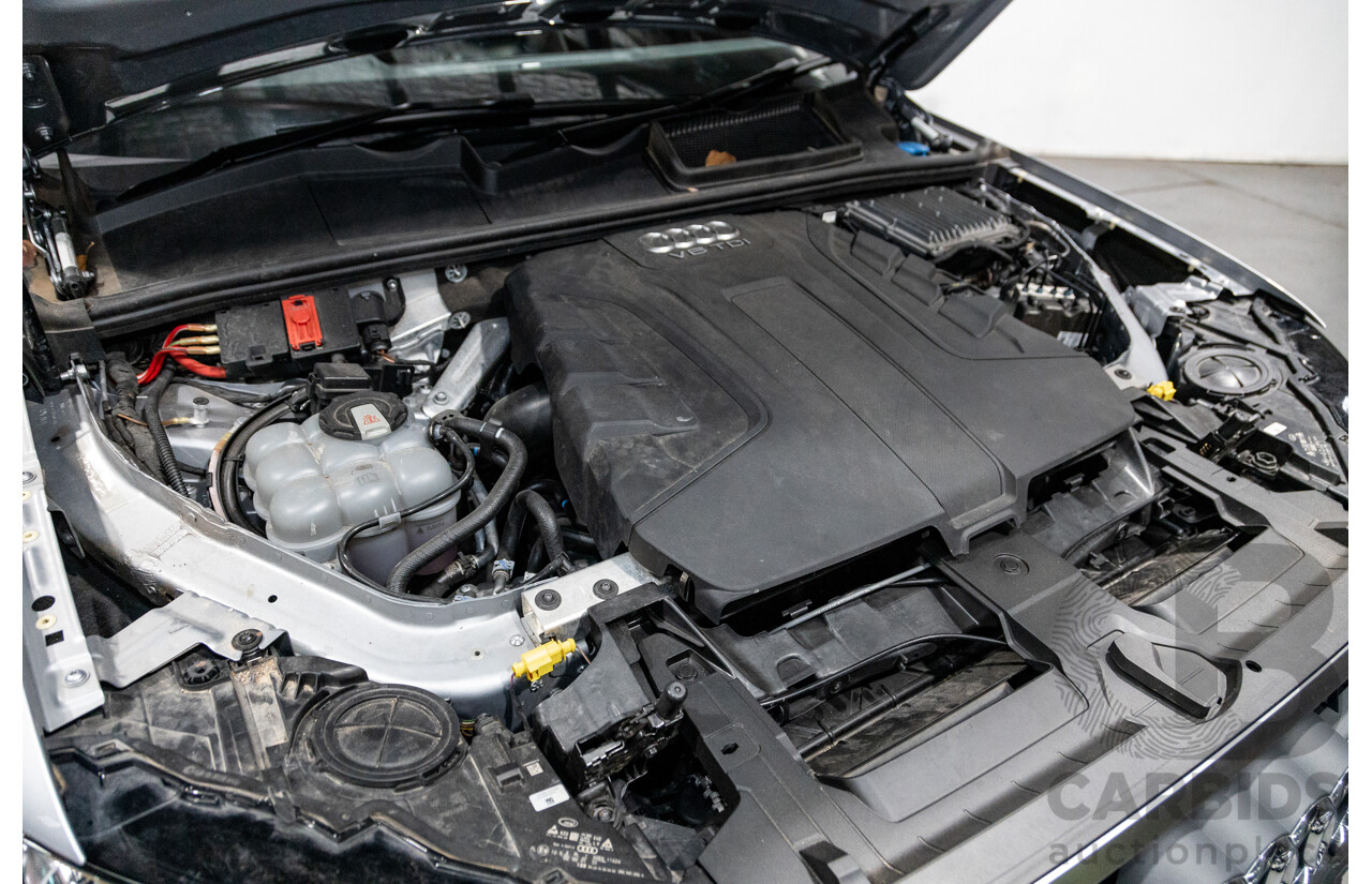 3/2017 Audi Q7 3.0 TDI Quattro (AWD) 4M 4d Wagon Florett Silver Metallic Turbo Diesel V6 3.0L - 7 Seater