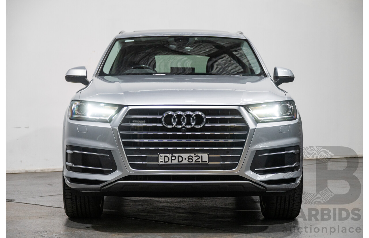3/2017 Audi Q7 3.0 TDI Quattro (AWD) 4M 4d Wagon Florett Silver Metallic Turbo Diesel V6 3.0L - 7 Seater