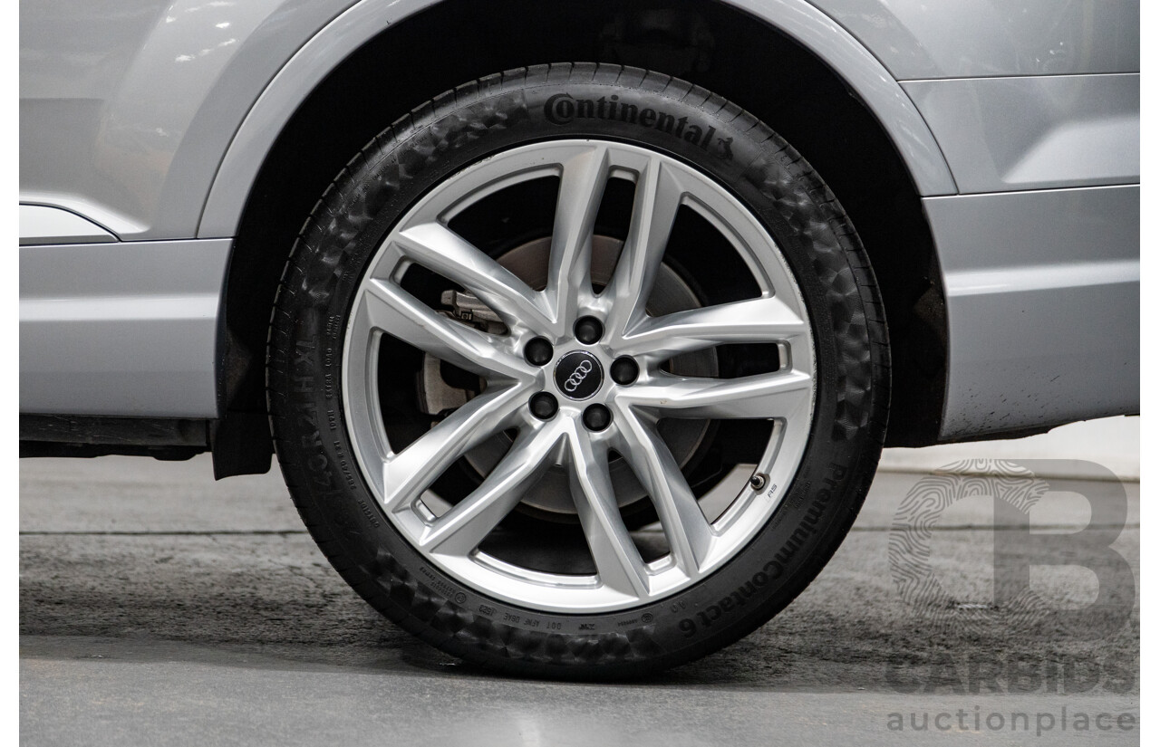 3/2017 Audi Q7 3.0 TDI Quattro (AWD) 4M 4d Wagon Florett Silver Metallic Turbo Diesel V6 3.0L - 7 Seater