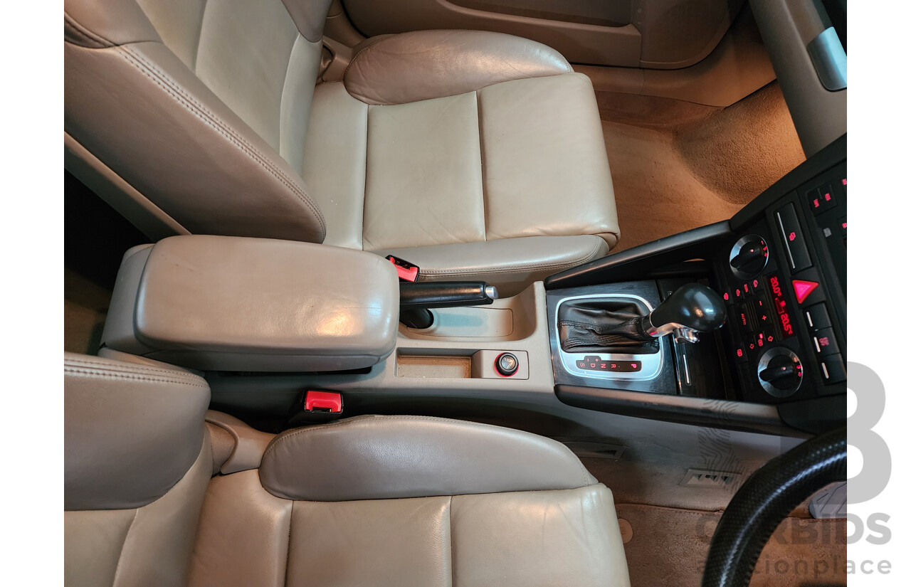 04/2006 Audi A3 SPORTBACK 3.2 QUATTRO AMBITION AWD 8P 5D Hatchback Red 3.2L