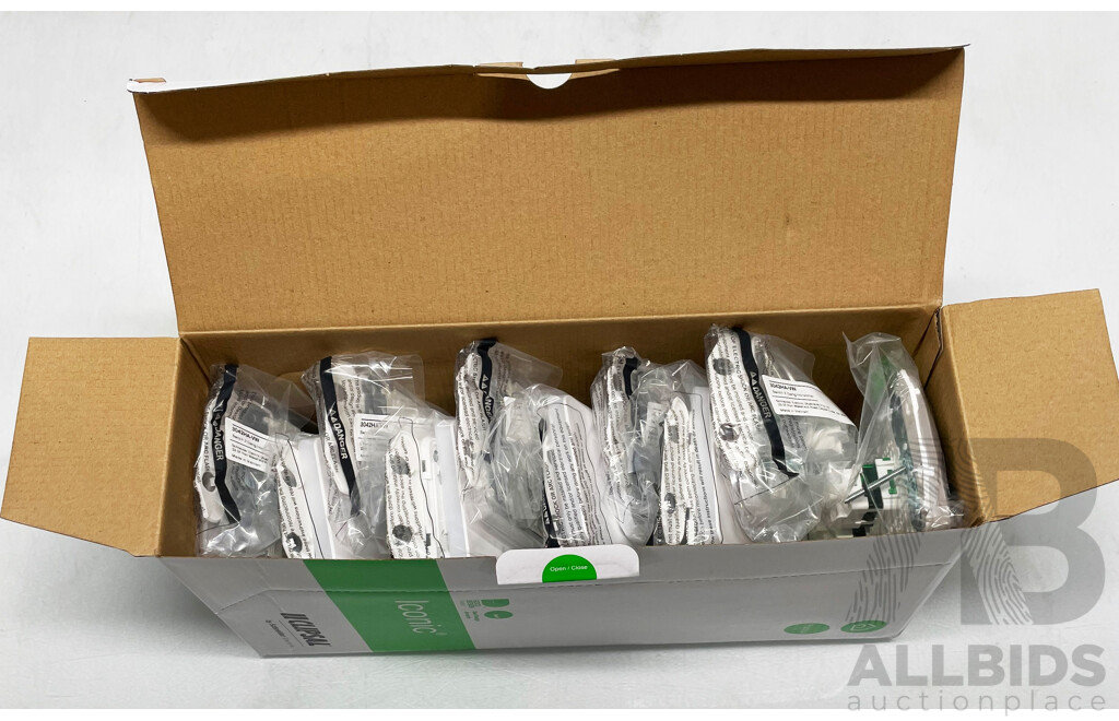 Clipsal Iconic Flush Switch - Lot of 10 - ORP $120