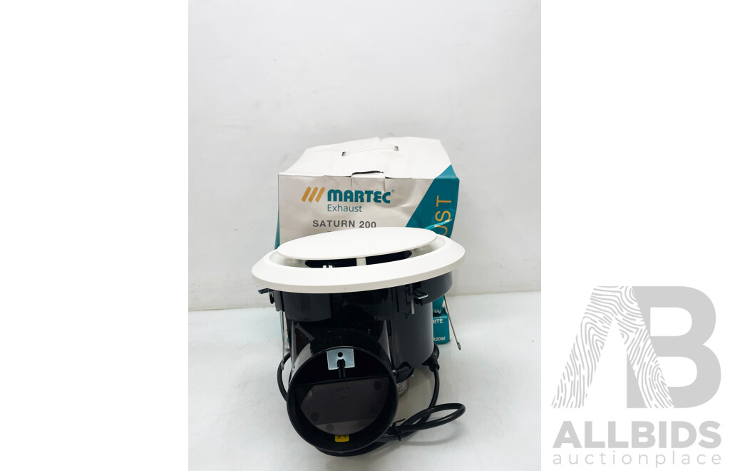 Martec Saturn 200 Round Exhaust Fan - ORP $60