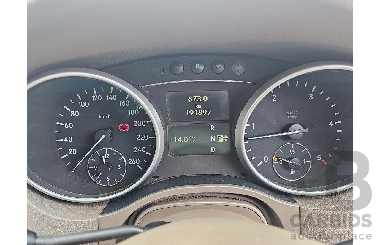 6/2010 Mercedes-Benz ML 300 CDI (4x4) W164 09 UPGRADE 4d Wagon White 3.0L