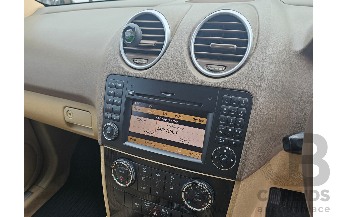 6/2010 Mercedes-Benz ML 300 CDI (4x4) W164 09 UPGRADE 4d Wagon White 3.0L