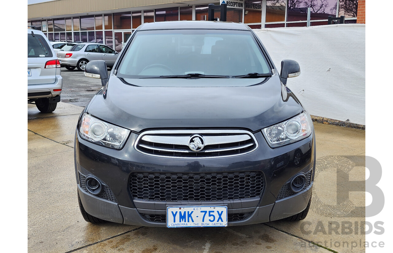 08/2012 Holden Captiva 7 SX (FWD) FWD CG SERIES II 4D Wagon Black 2.2L