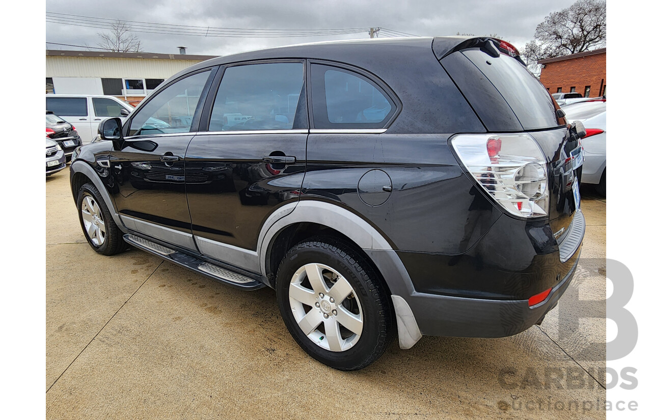 08/2012 Holden Captiva 7 SX (FWD) FWD CG SERIES II 4D Wagon Black 2.2L